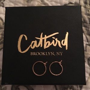 Catbird NYC Hoop Dream Earrings in Gold